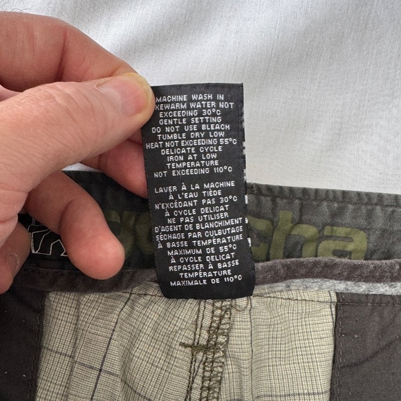 Gotcha Men's 40 Chino Walking Shorts Lightweight‎ Greenish-Gray Festival Beach - Picture 8 of 14